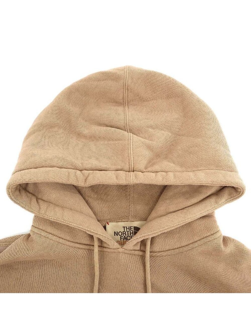 Gucci the North Face Logo Print Pullover Hoodie Brown XS - Picture 4 of 10